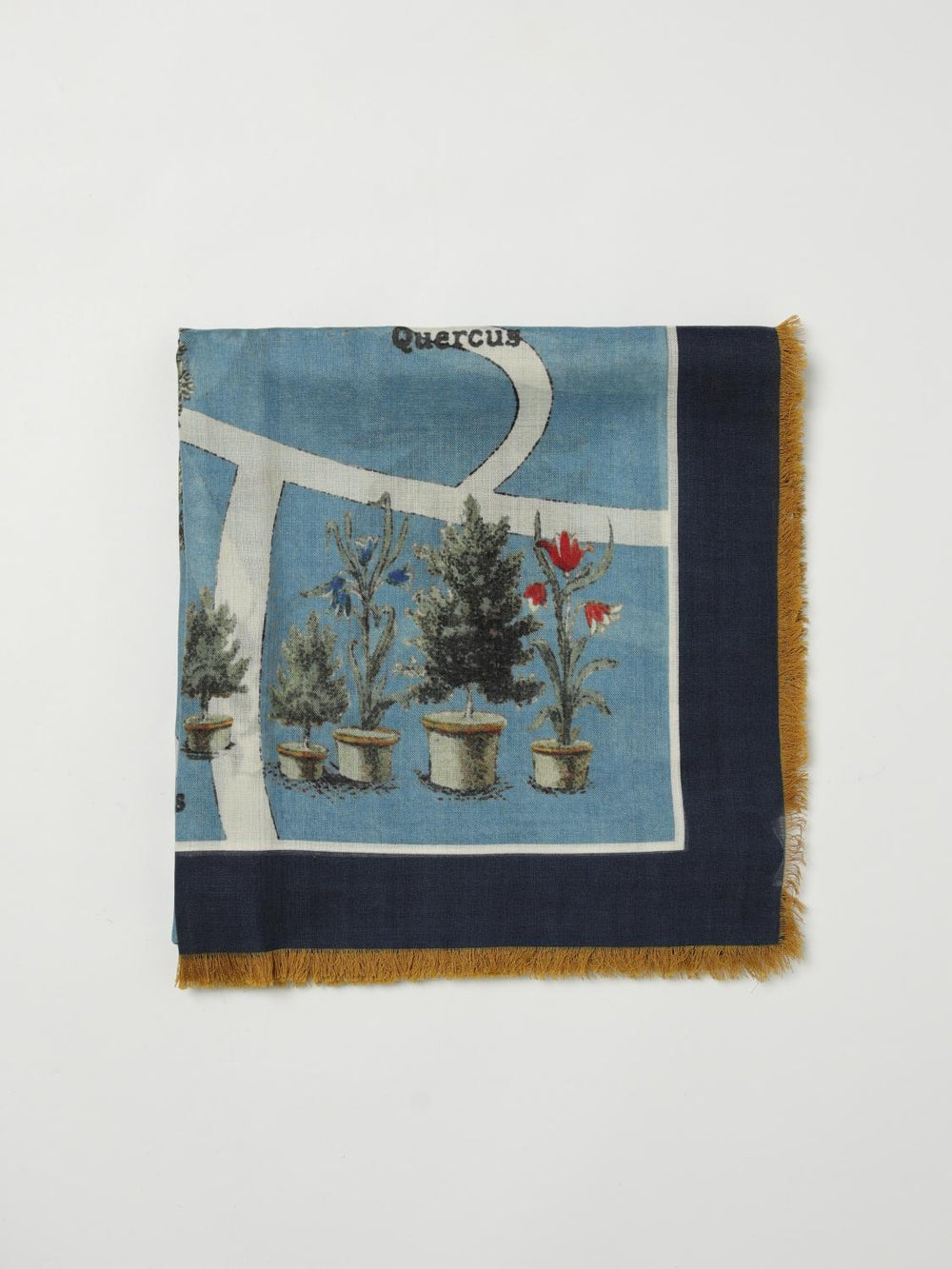 MAX MARA スカーフ gnawed ブルー Fall/Winter 2025/2026