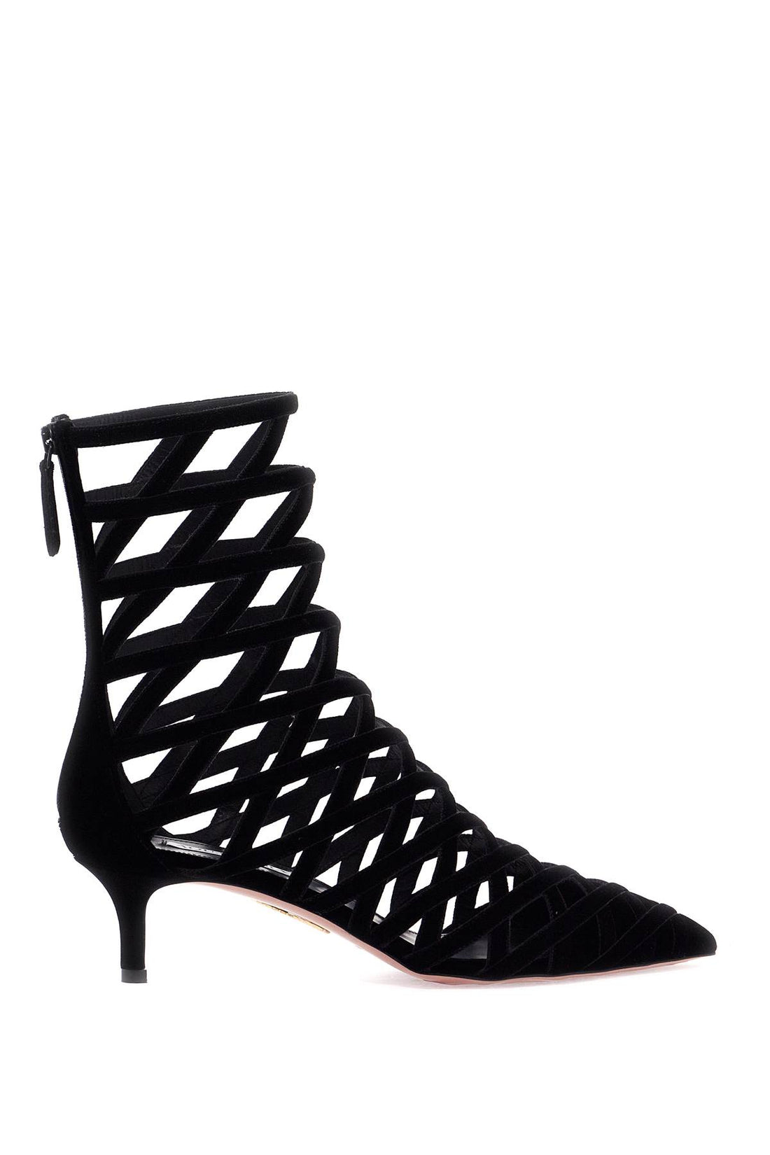 AQUAZZURA レディース アンクルブーツ ブラック