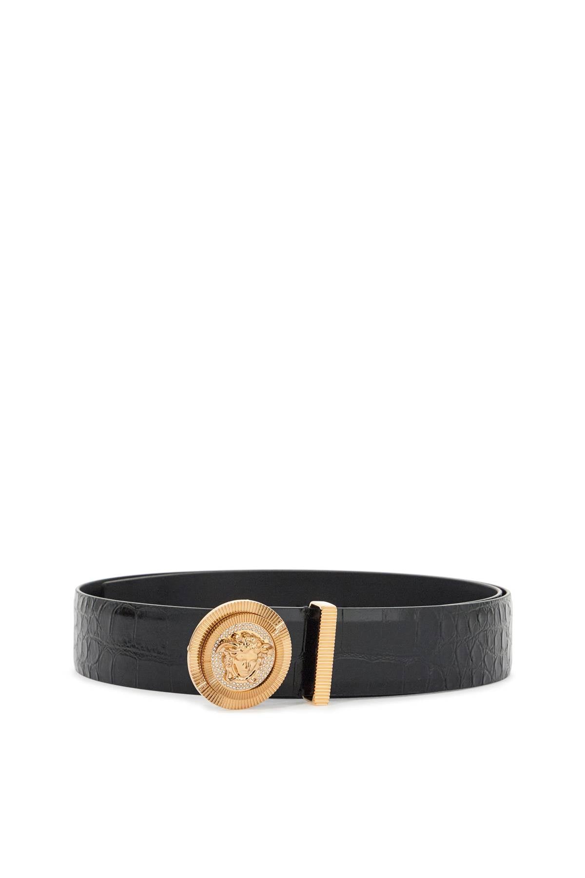 VERSACE メンズ ベルト ブラック