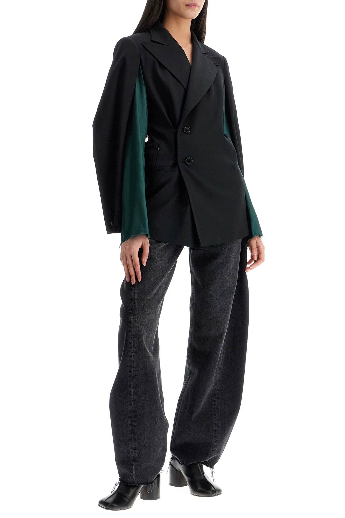 MM6 MAISON MARGIELA レディース ブレザー ベスト ブラック