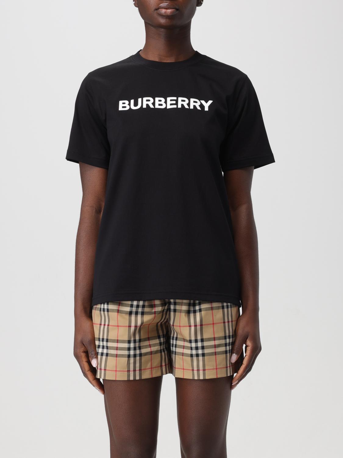 BURBERRY Tシャツ ブラック Fall/Winter 2025/2026