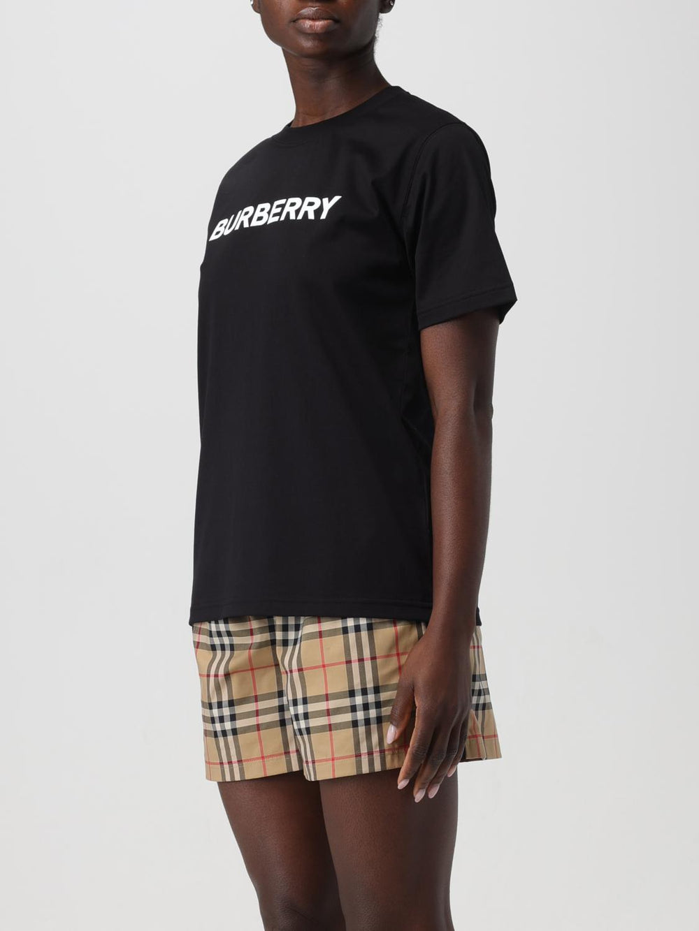 BURBERRY Tシャツ ブラック Fall/Winter 2025/2026