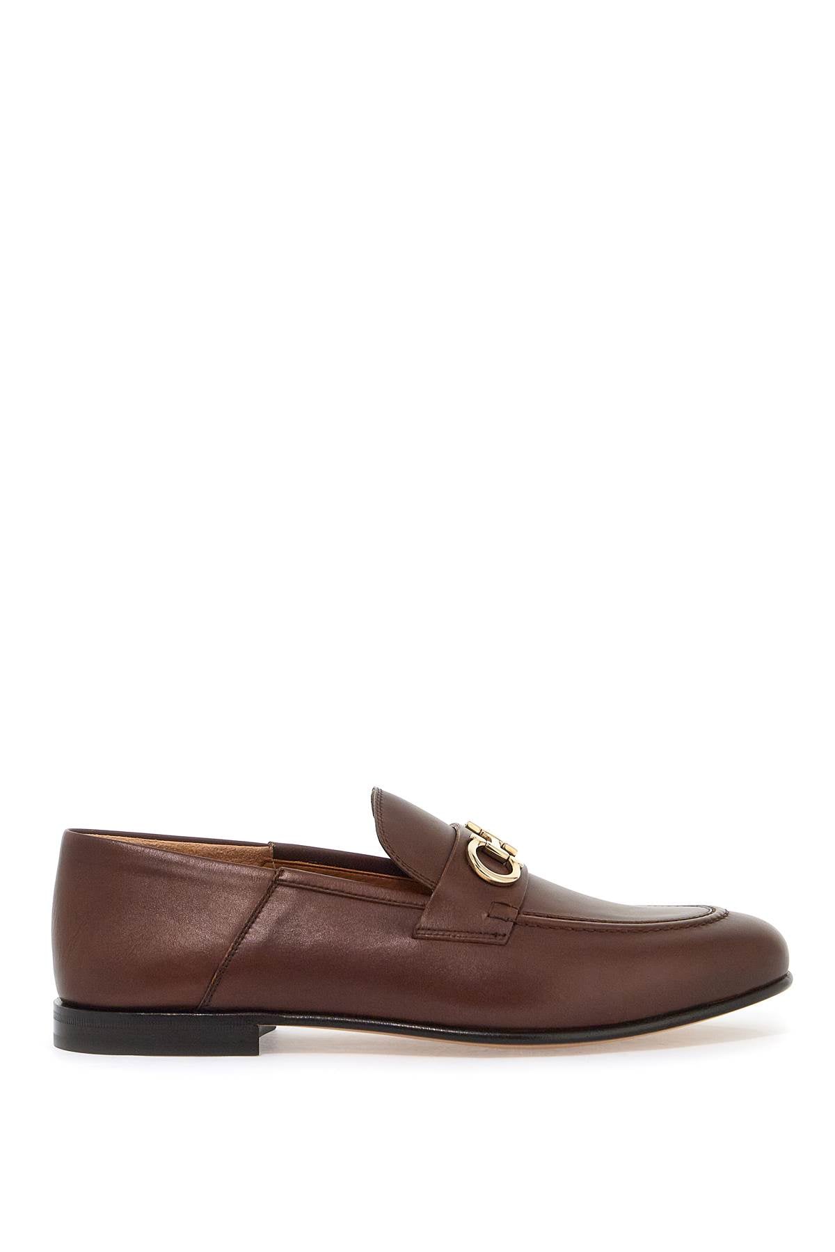 FERRAGAMO メンズ ローファー ブラウン