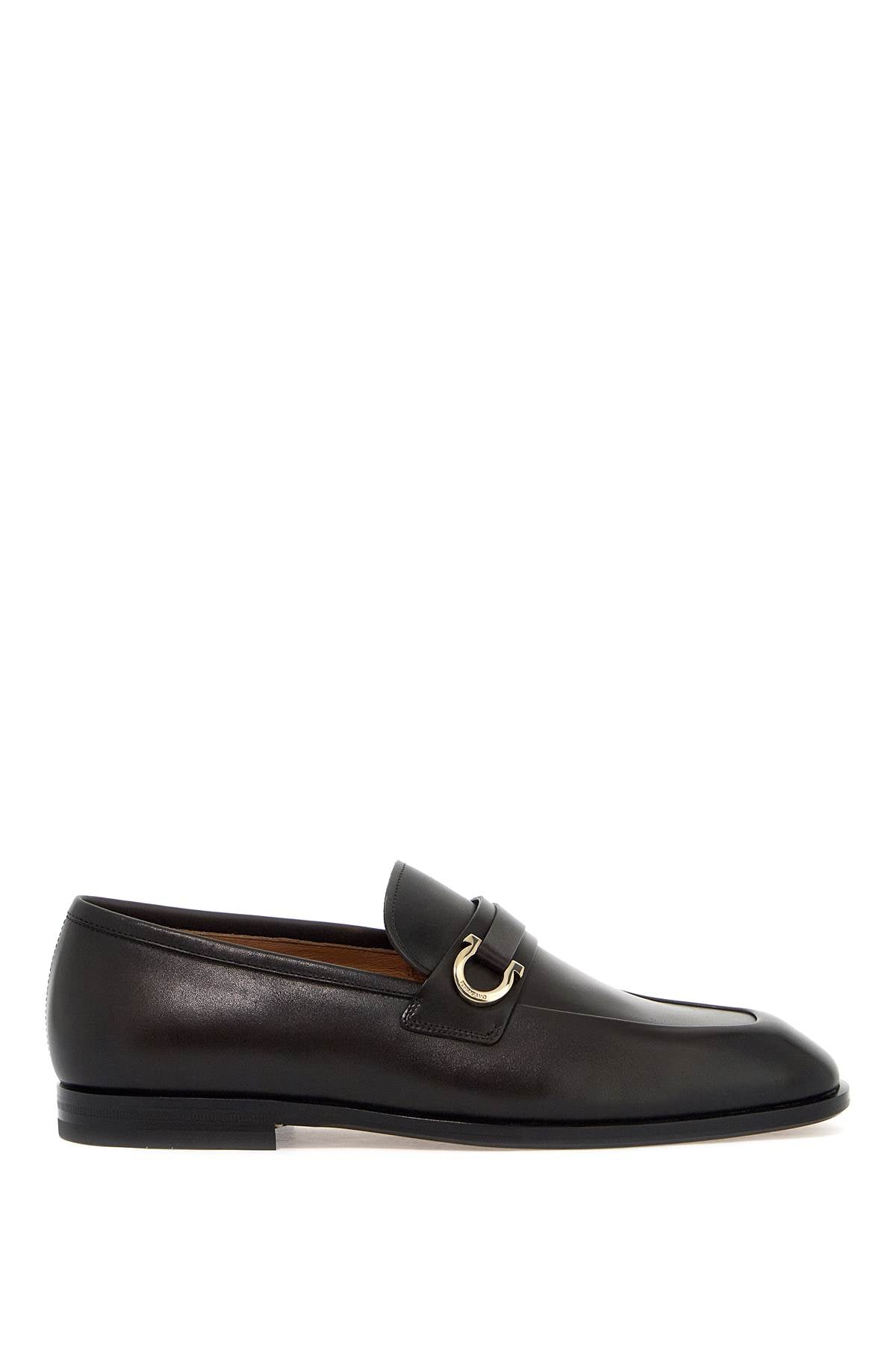 FERRAGAMO メンズ ローファー ブラウン
