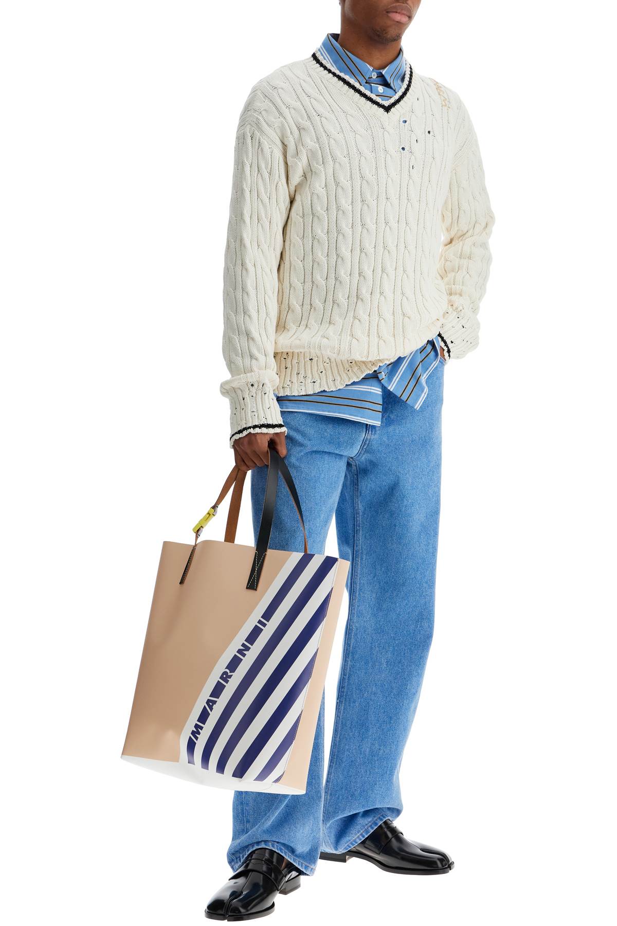 MARNI メンズ トートバッグ マルチカラー