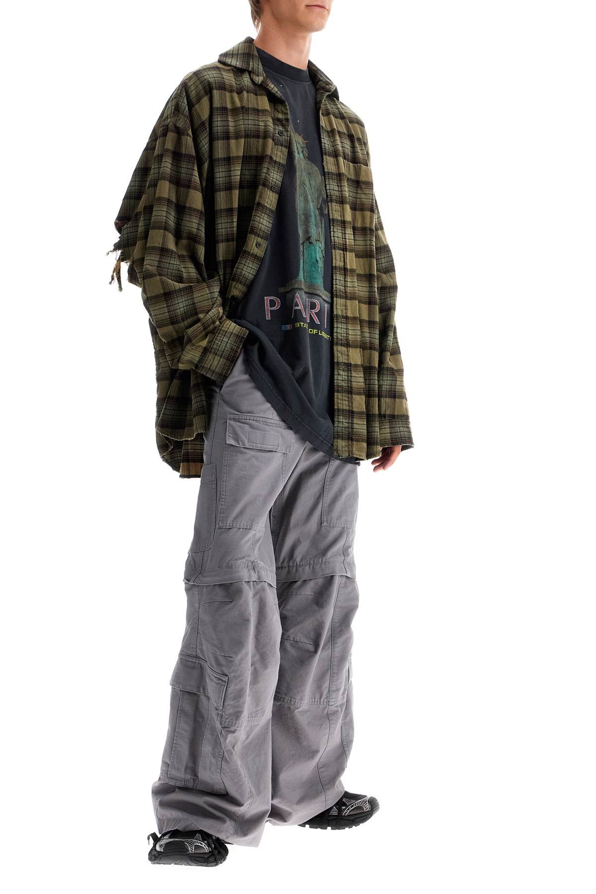 BALENCIAGA メンズ トラウザーズ グレー
