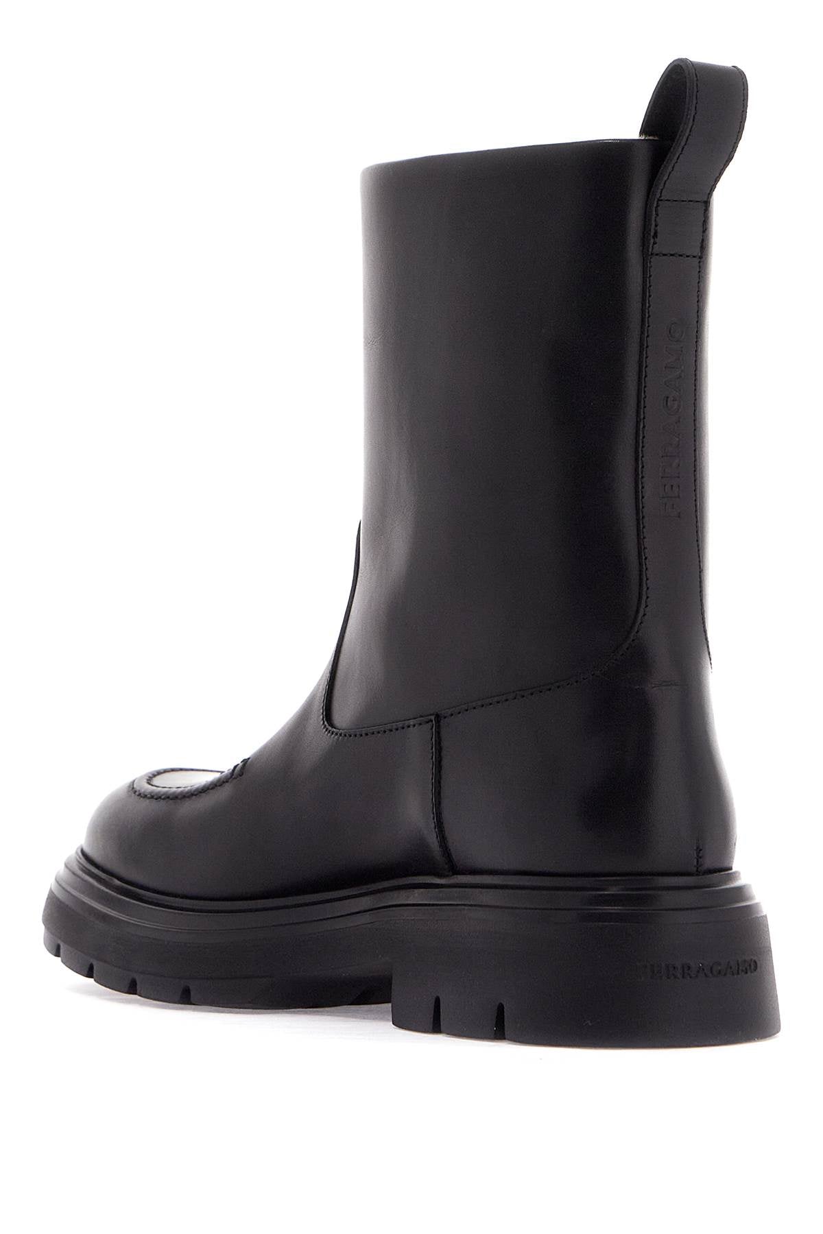 FERRAGAMO レディース ウィンターブーツ ブラック