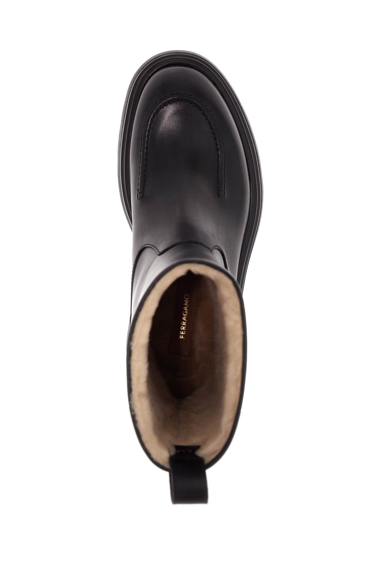 FERRAGAMO レディース ウィンターブーツ ブラック
